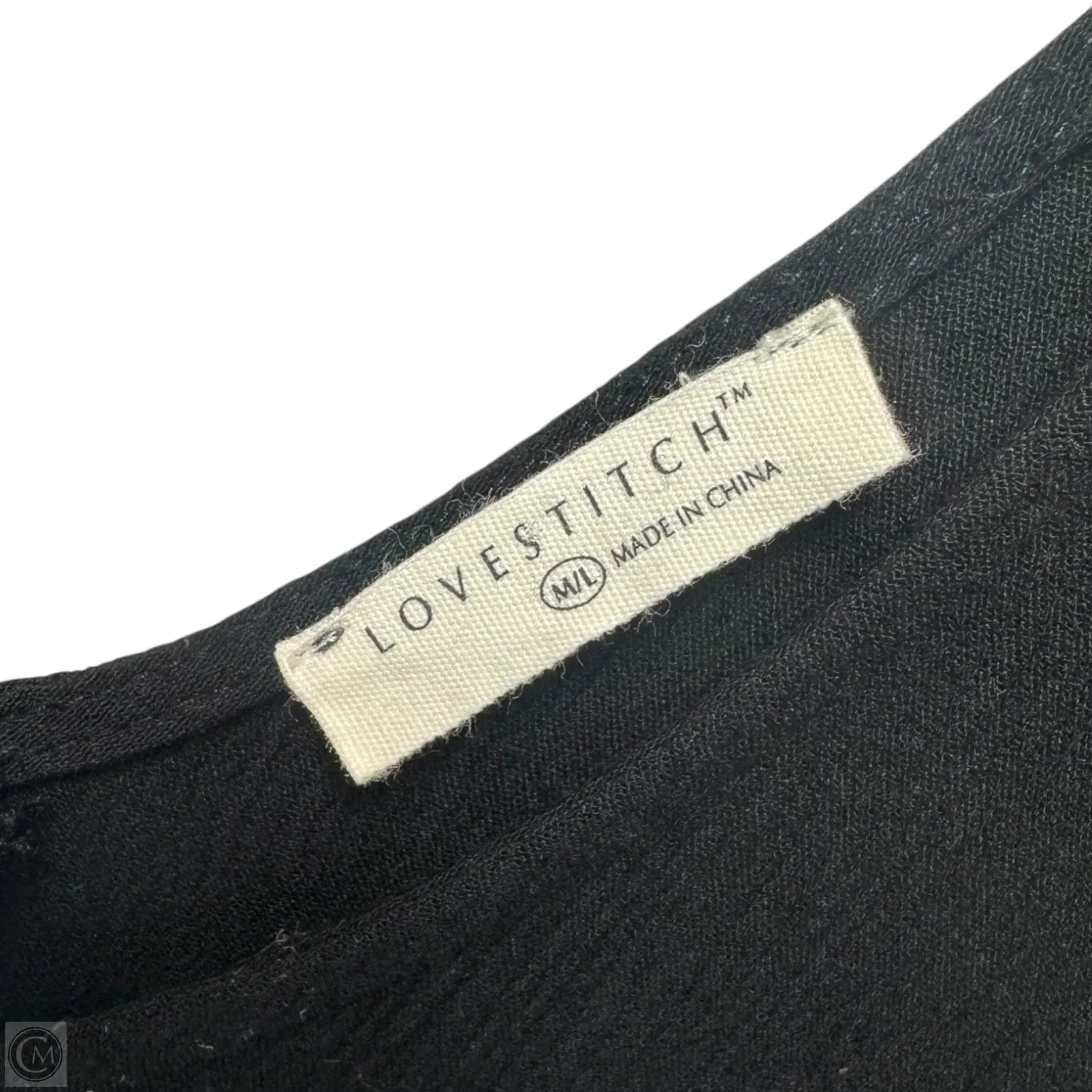Ania Maxi Dress By Lovestitch In Black. Size: L