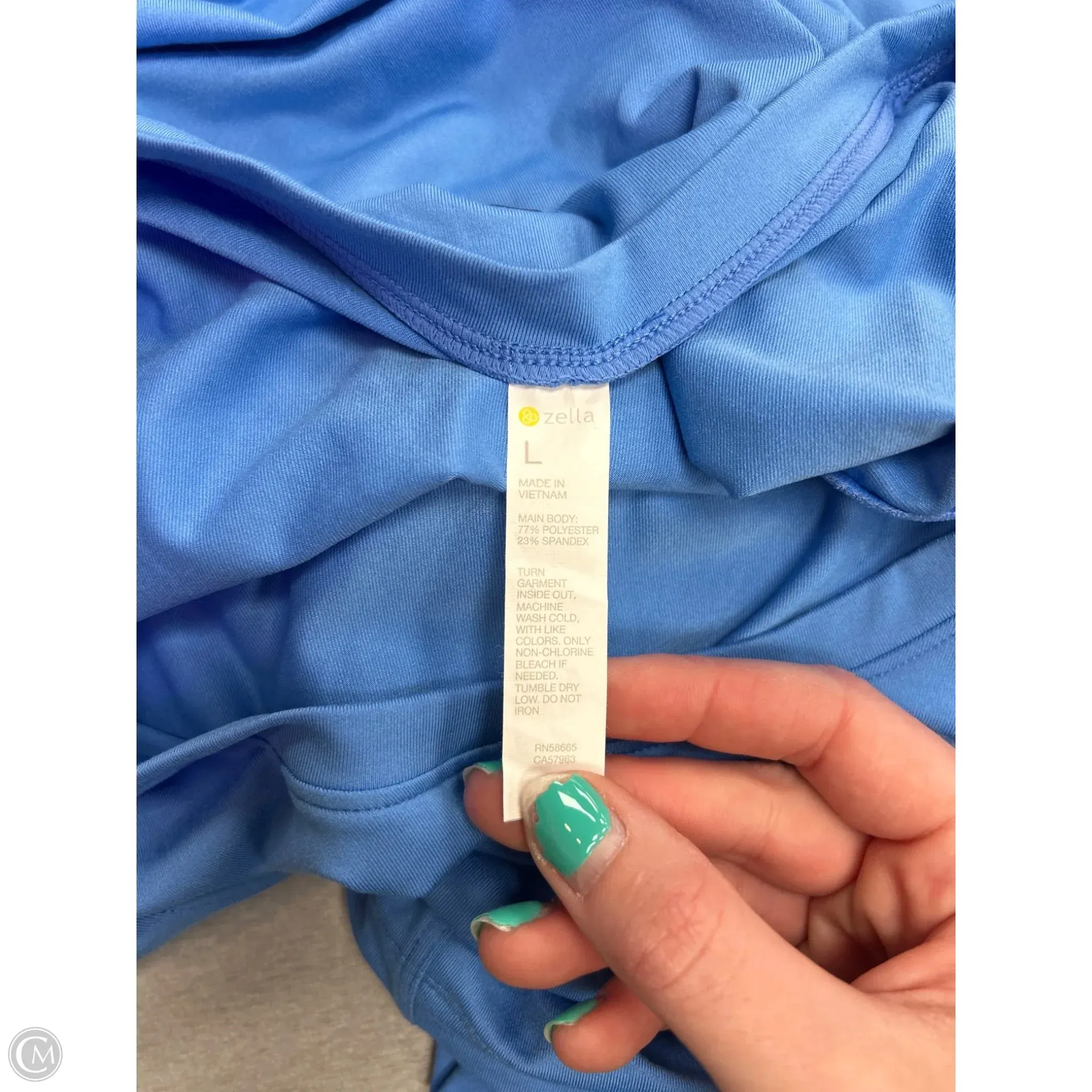 Athletic Dress By Zella In Blue. Size: L