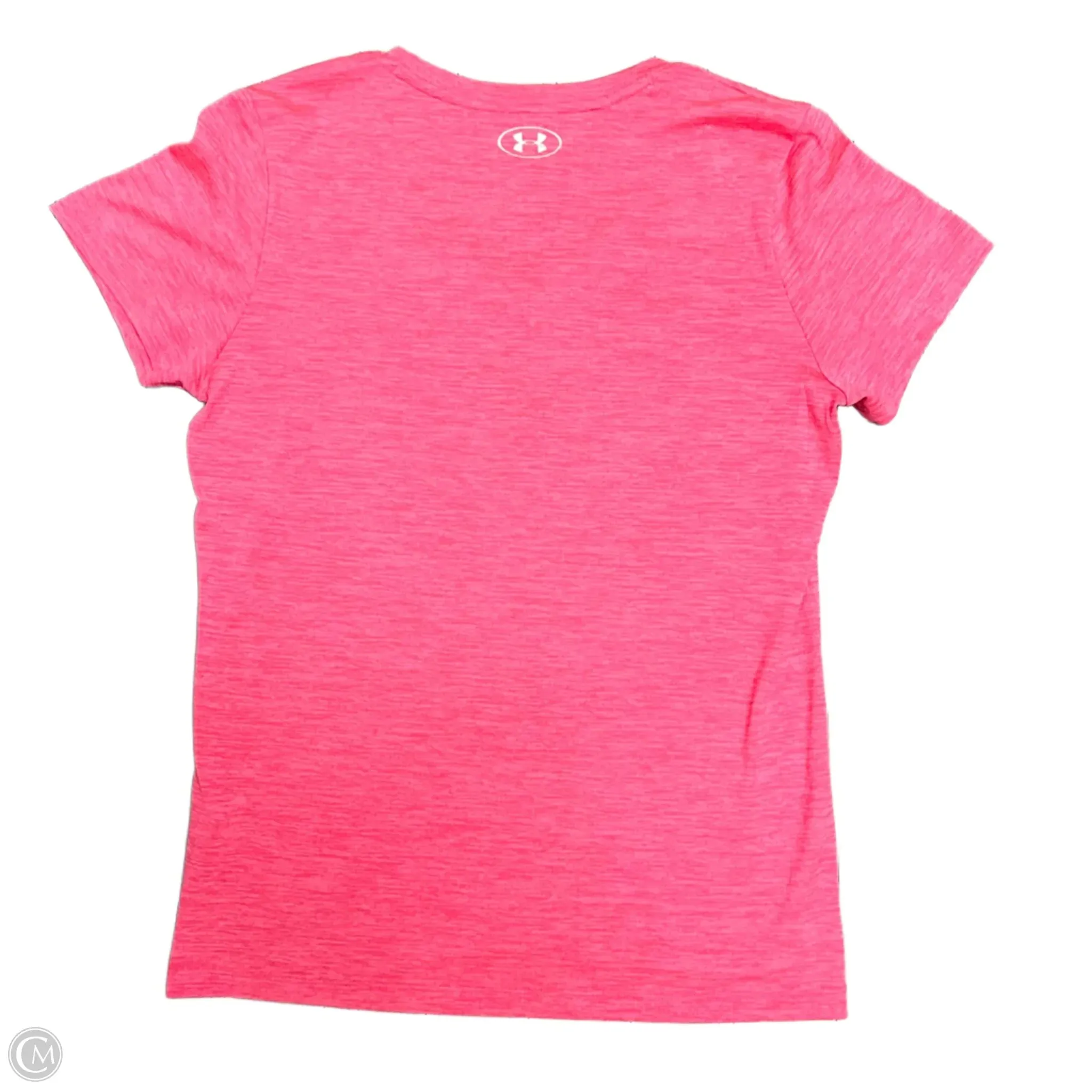 Athletic Top Short Sleeve By Under Armour In Pink. Size: M