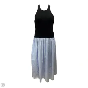 Cotton Cashmere Mixed Media Dress By Naadam In Striped Pattern. Size: M