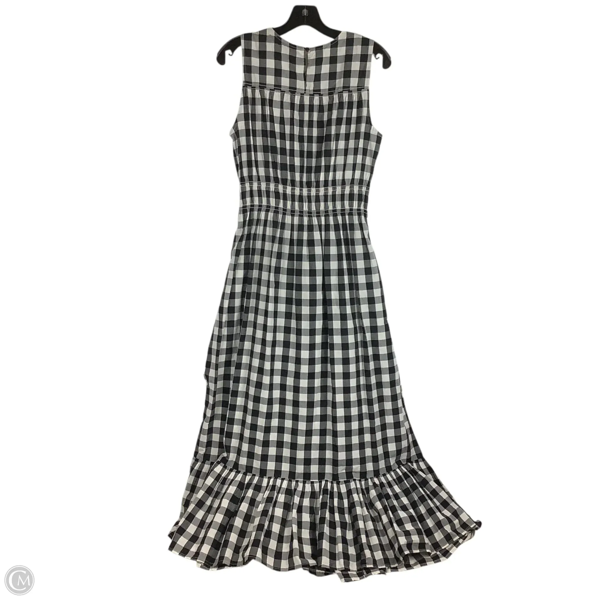 Dress Casual Maxi By A New Day In Checkered Pattern. Size: M