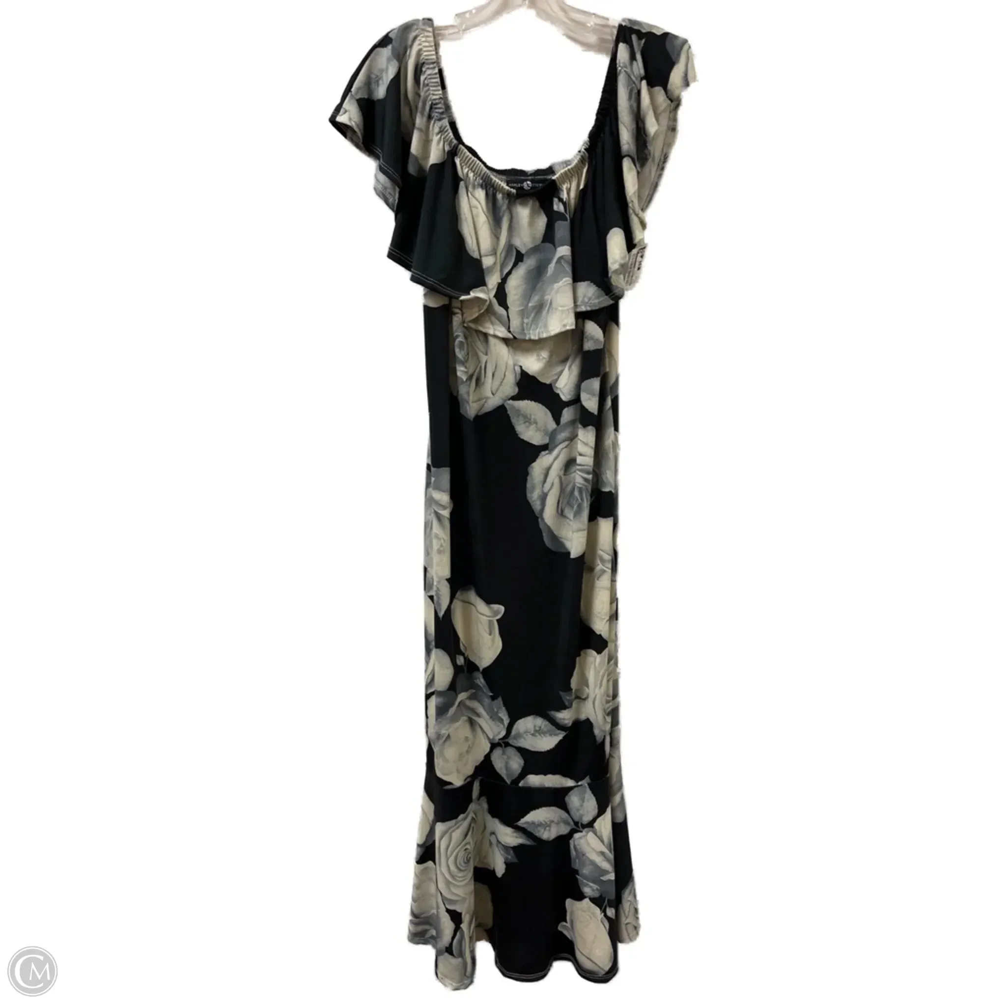Dress Casual Maxi By Ashley Stewart In Black & White. Size: 3x