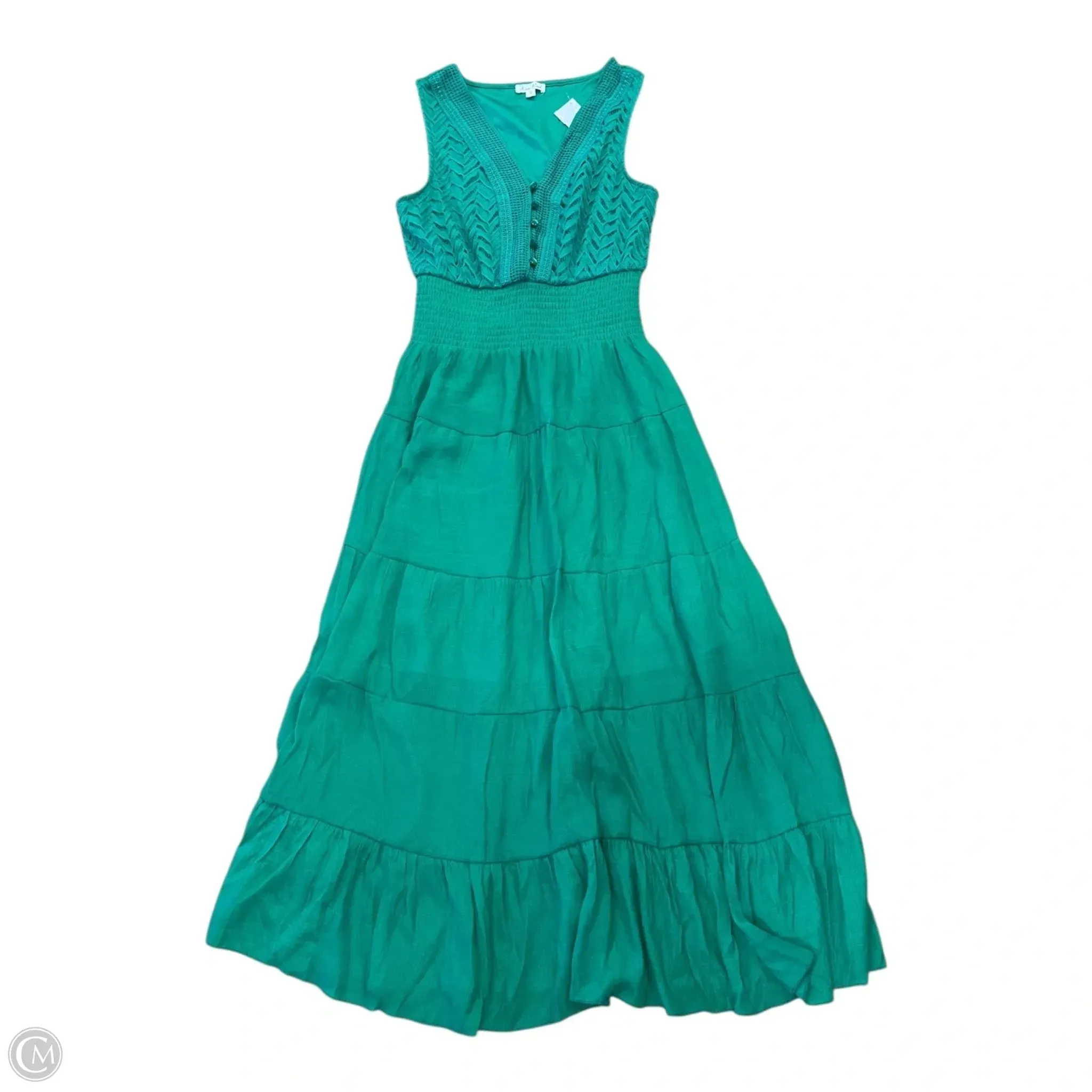 Dress Casual Maxi By Clothes Mentor In Green. Size: S