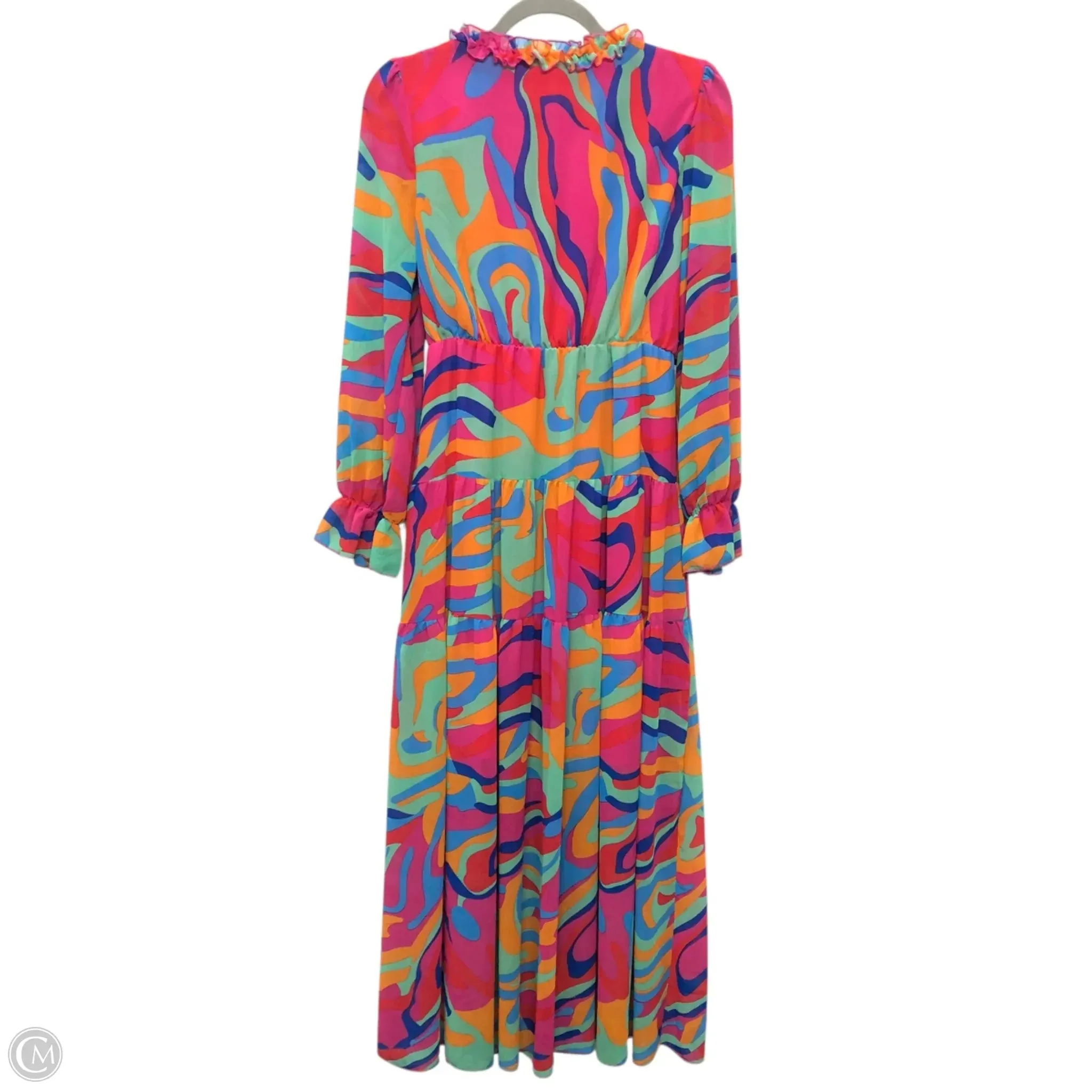 Dress Casual Maxi By Clothes Mentor In Multi-colored. Size: S
