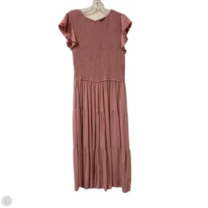 Dress Casual Maxi By Clothes Mentor In Pink. Size: L