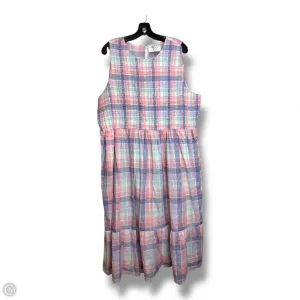 Dress Casual Maxi By J. Crew In Plaid Pattern. Size: 3x