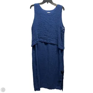 Dress Casual Maxi By J. Jill In Navy. Size: Xl