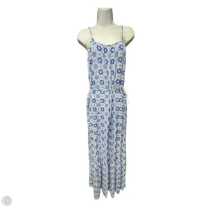 Dress Casual Maxi By Loft In Blue & White. Size: M