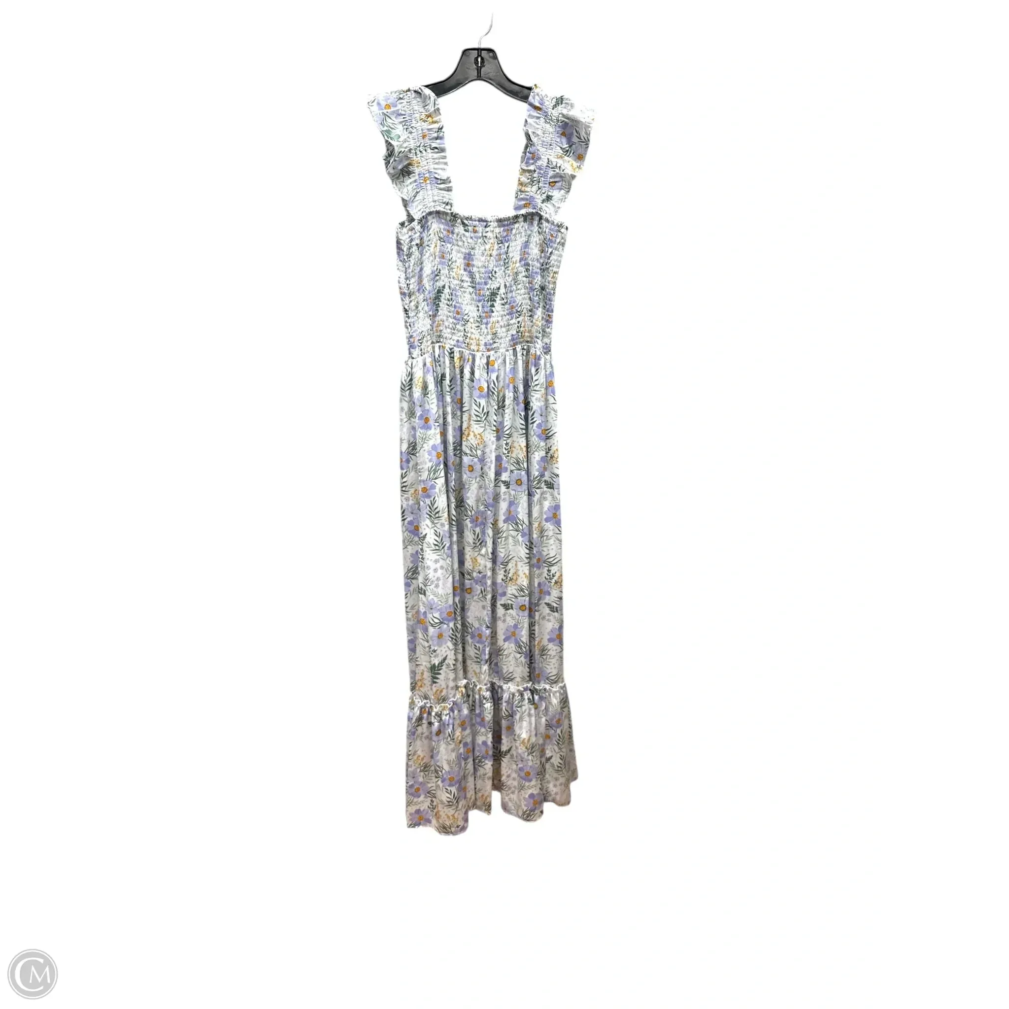 Dress Casual Maxi By Melloday In Purple & White. Size: S