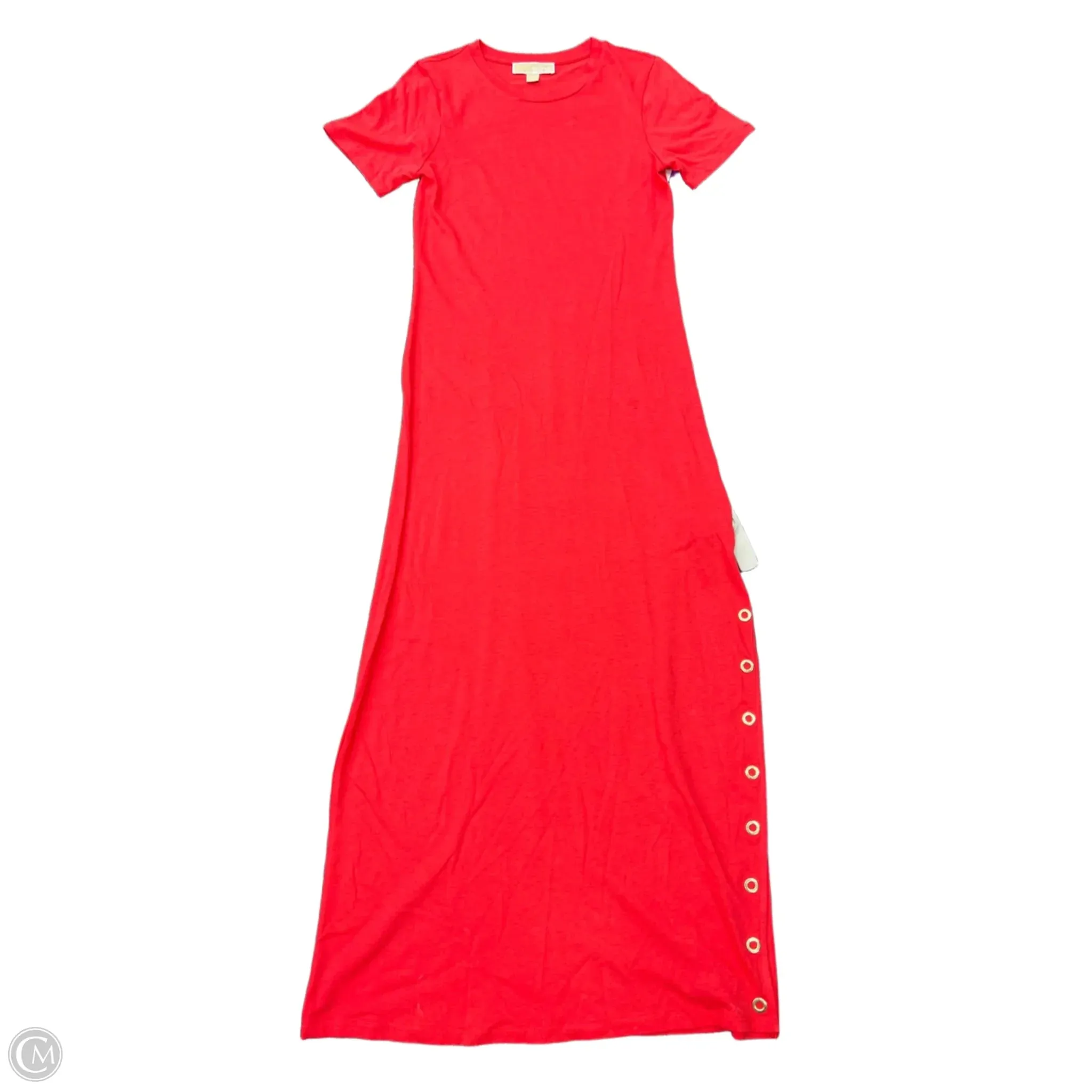Dress Casual Maxi By Michael By Michael Kors In Coral. Size: Xs