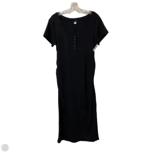 Dress Casual Maxi By Old Navy In Black. Size: L