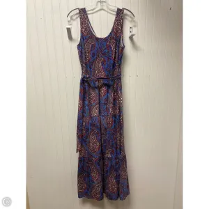 Dress Casual Maxi By Talbots In Blue & Red & White. Size: S