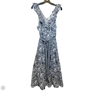 Dress Casual Maxi By Vineyard Vines In Blue & White. Size: 1x