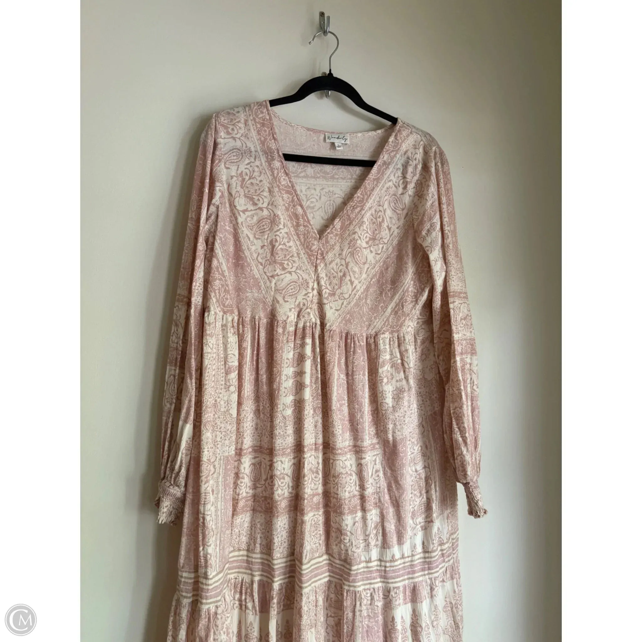 Dress Casual Maxi By Wonderly In Pink. Size: L