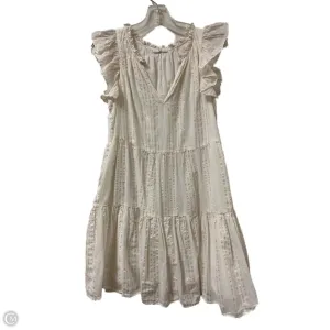 Dress Casual Midi By A Loves A In Gold & White. Size: S