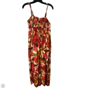 Dress Casual Midi By A New Day In Red. Size: Xs