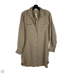 Dress Casual Midi By Cloth & Stone In Beige. Size: S