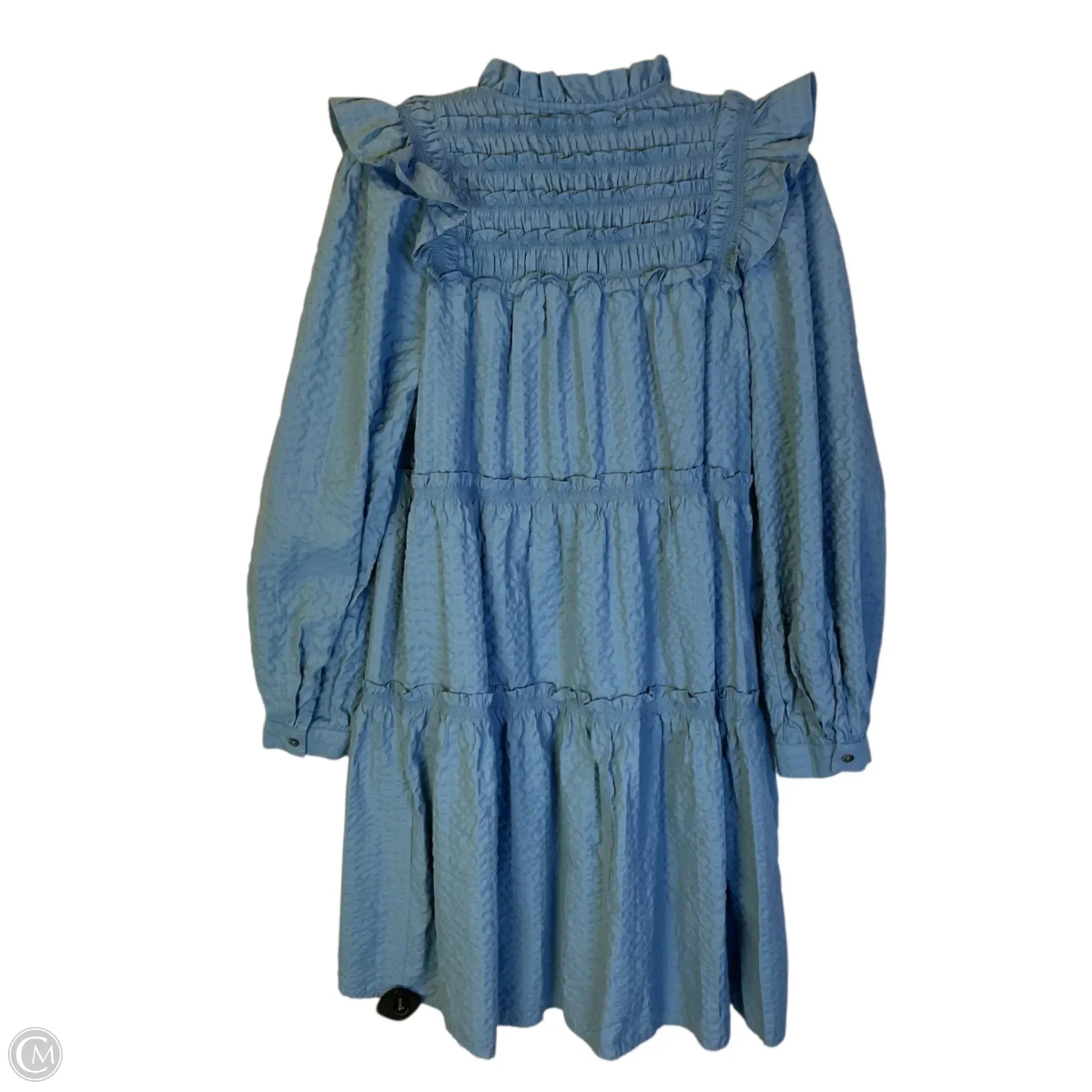 Dress Casual Midi By Cmb In Blue. Size: L