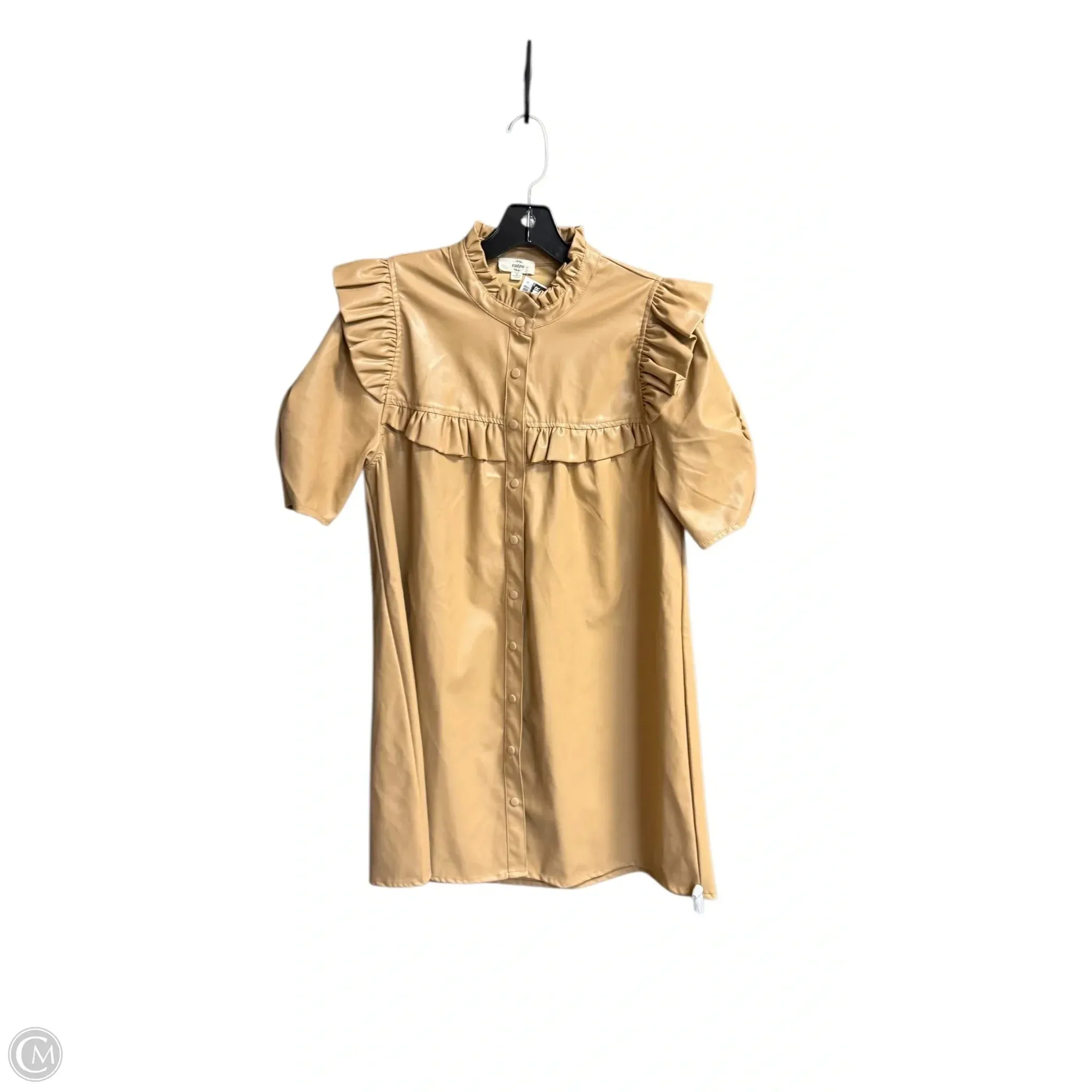 Dress Casual Midi By Entro In Beige. Size: M