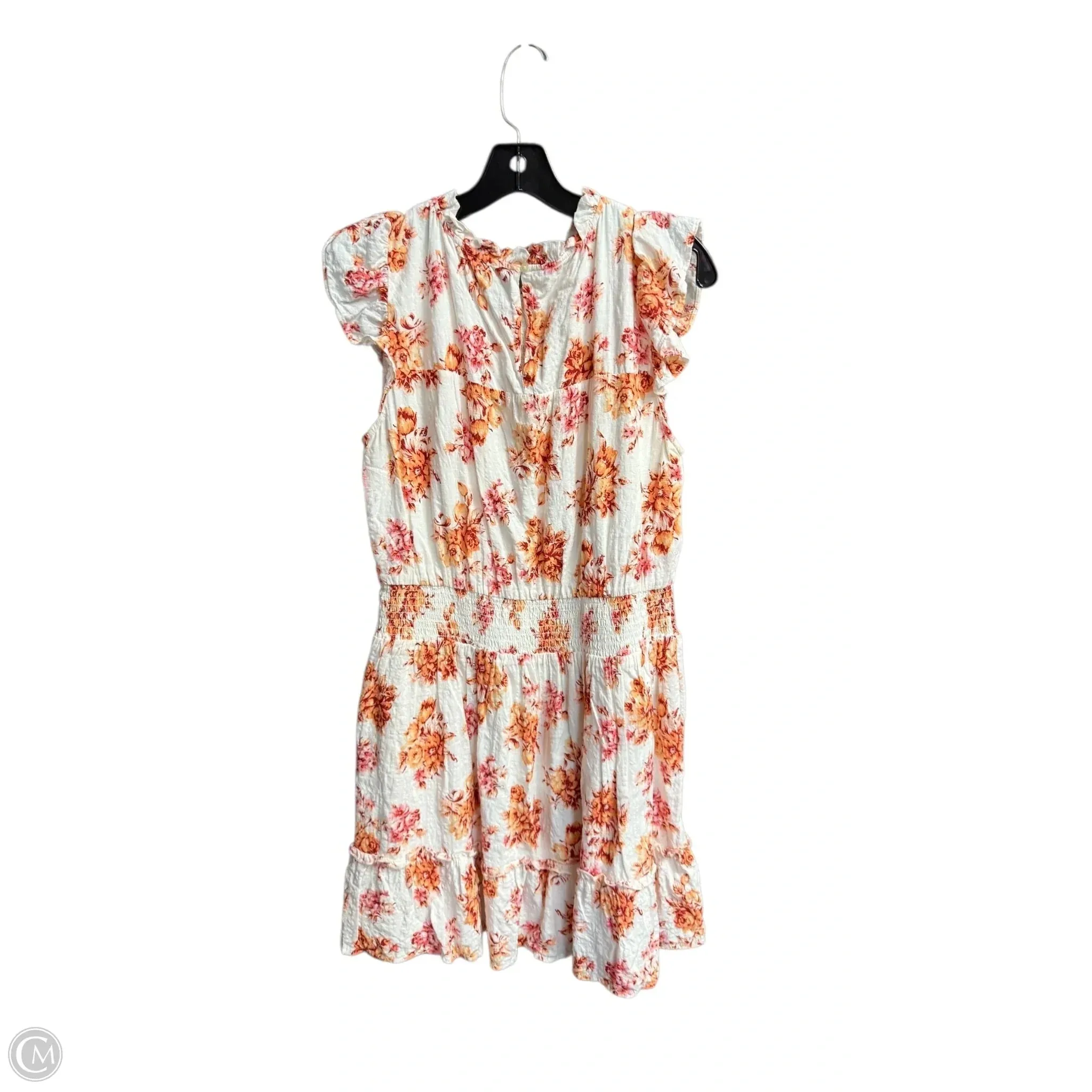 Dress Casual Midi By Loft In Floral Print. Size: M