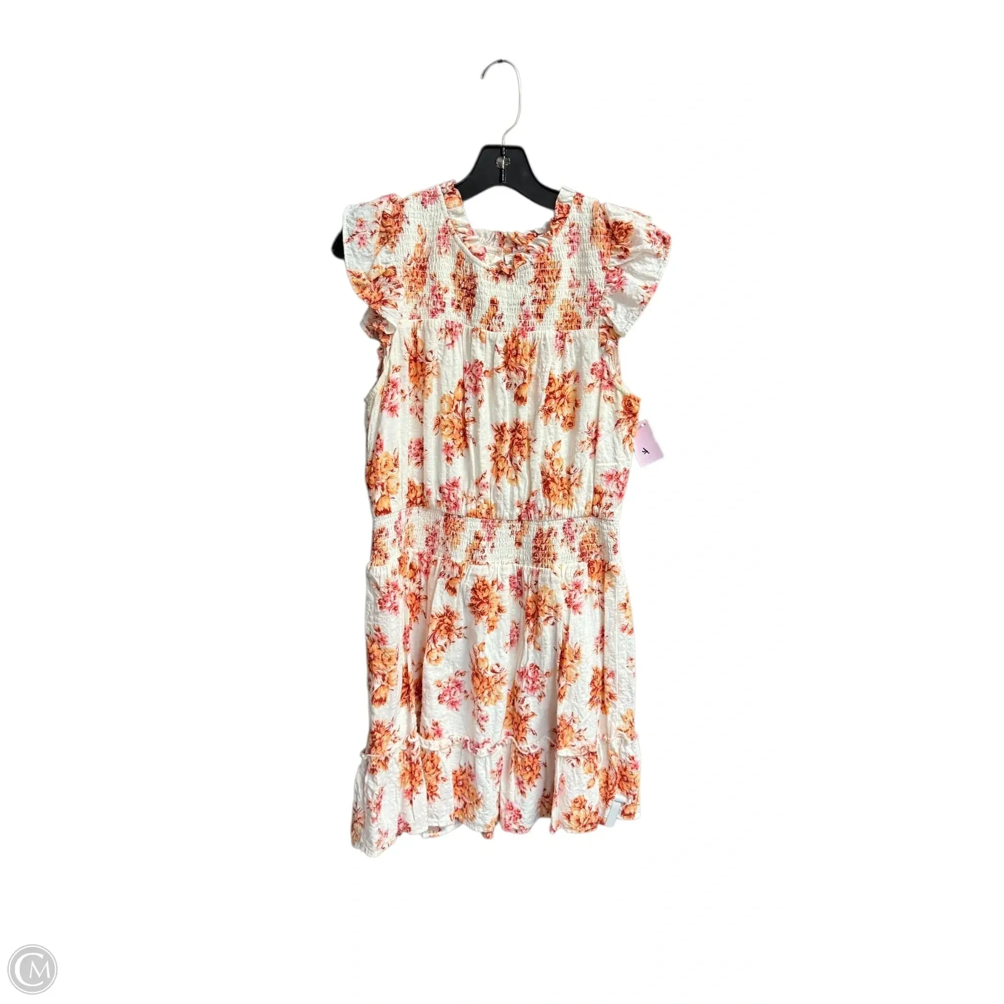 Dress Casual Midi By Loft In Floral Print. Size: M