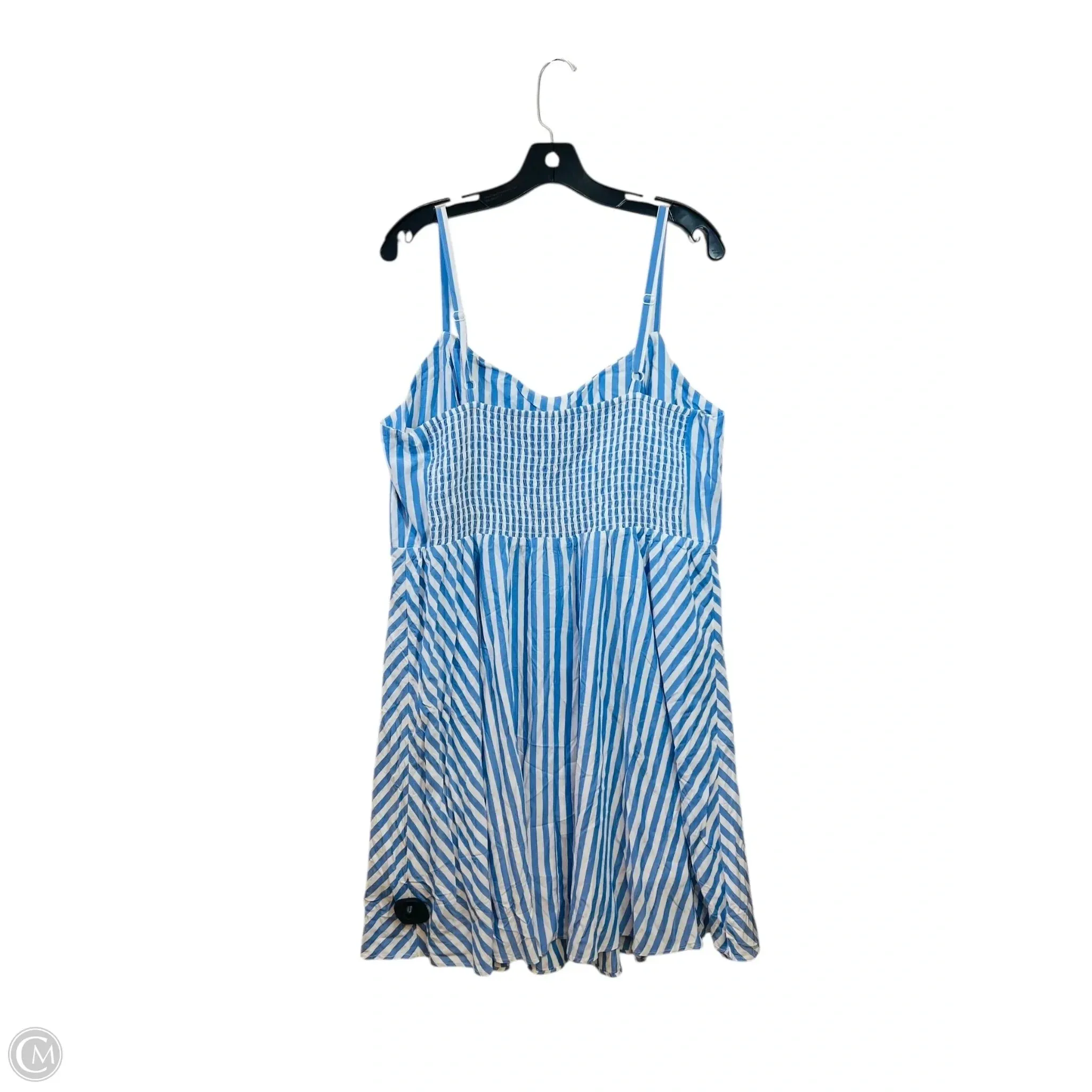 Dress Casual Midi By Old Navy In Blue & White. Size: Xl