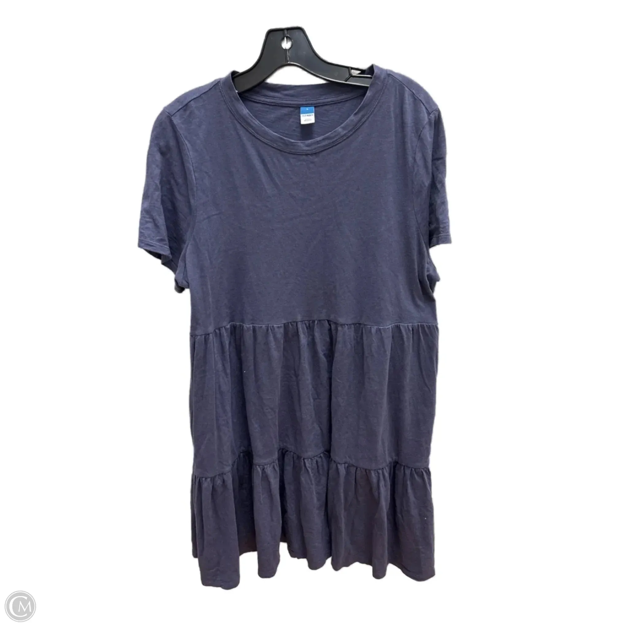 Dress Casual Midi By Old Navy In Blue. Size: L