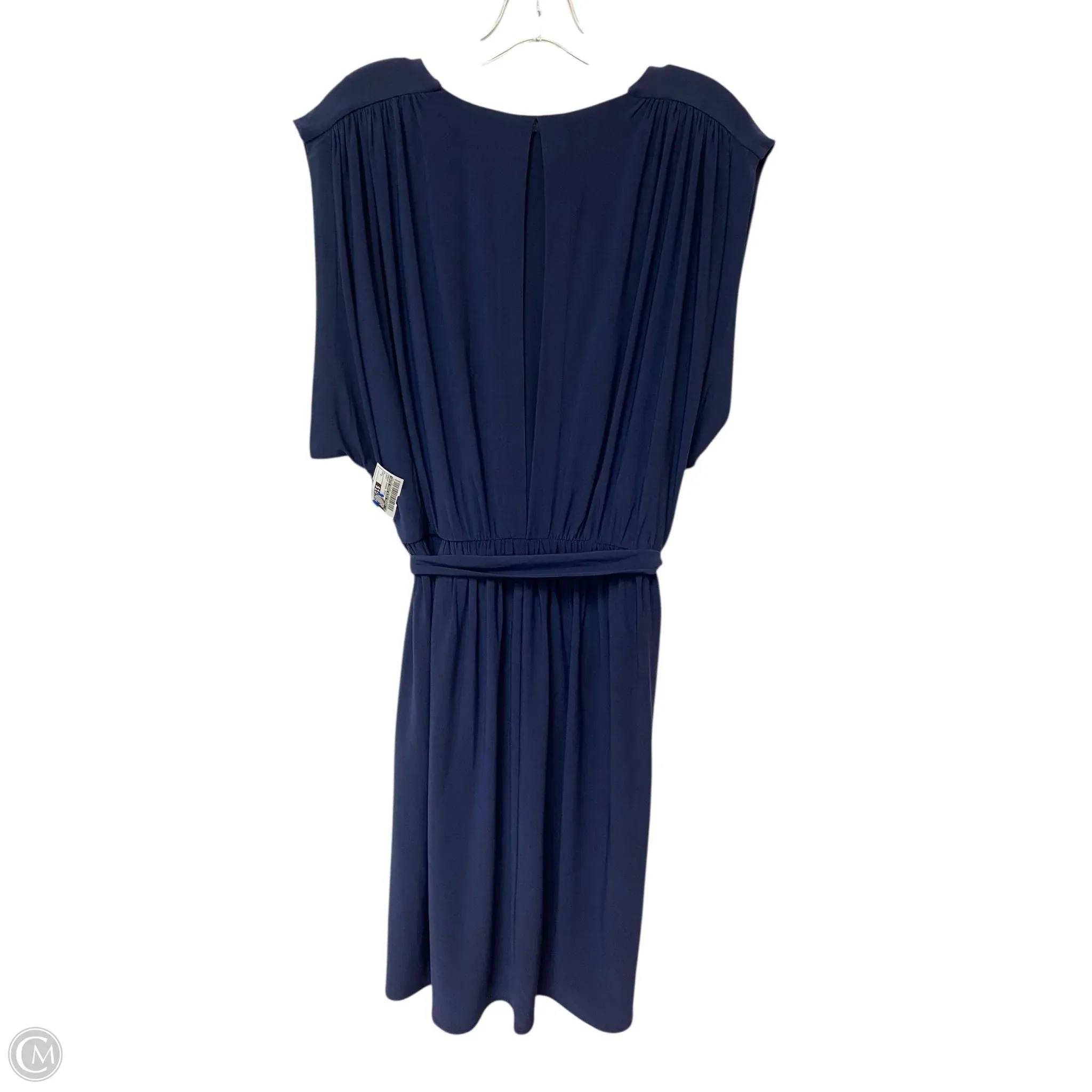 Dress Casual Midi By White House Black Market In Navy. Size: L