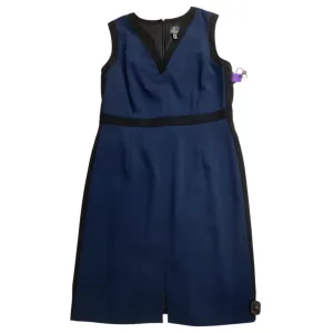 Dress Casual Short By Adrianna Papell In Black & Blue. Size:Xl