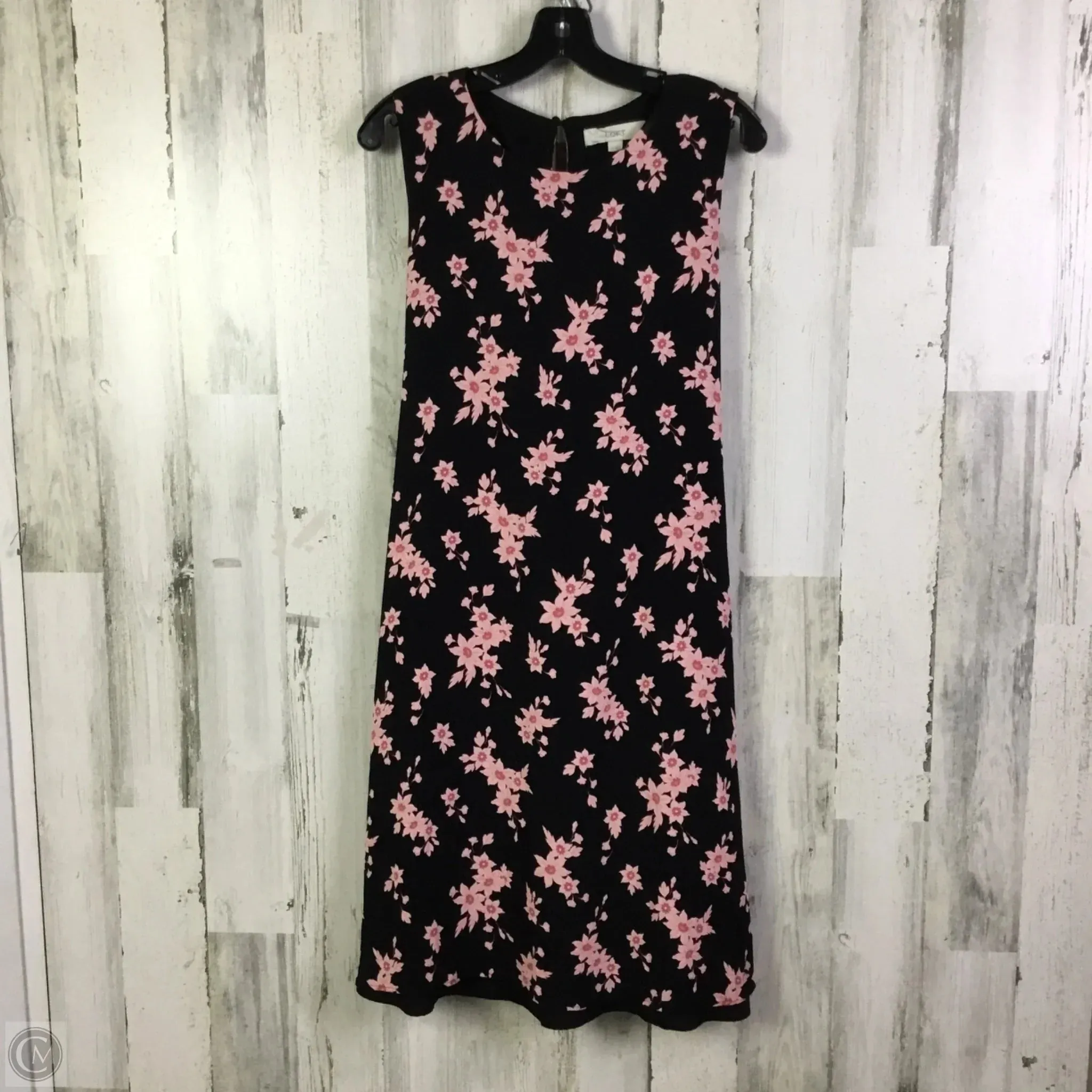Dress Casual Short By Loft In Black & Pink. Size: Xxl