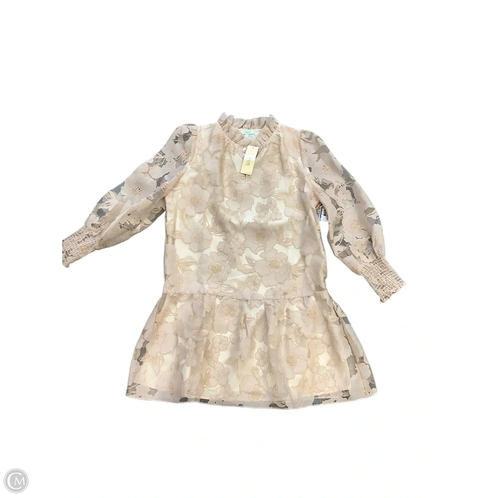 Dress Party Midi By Jade In Tan. Size: M