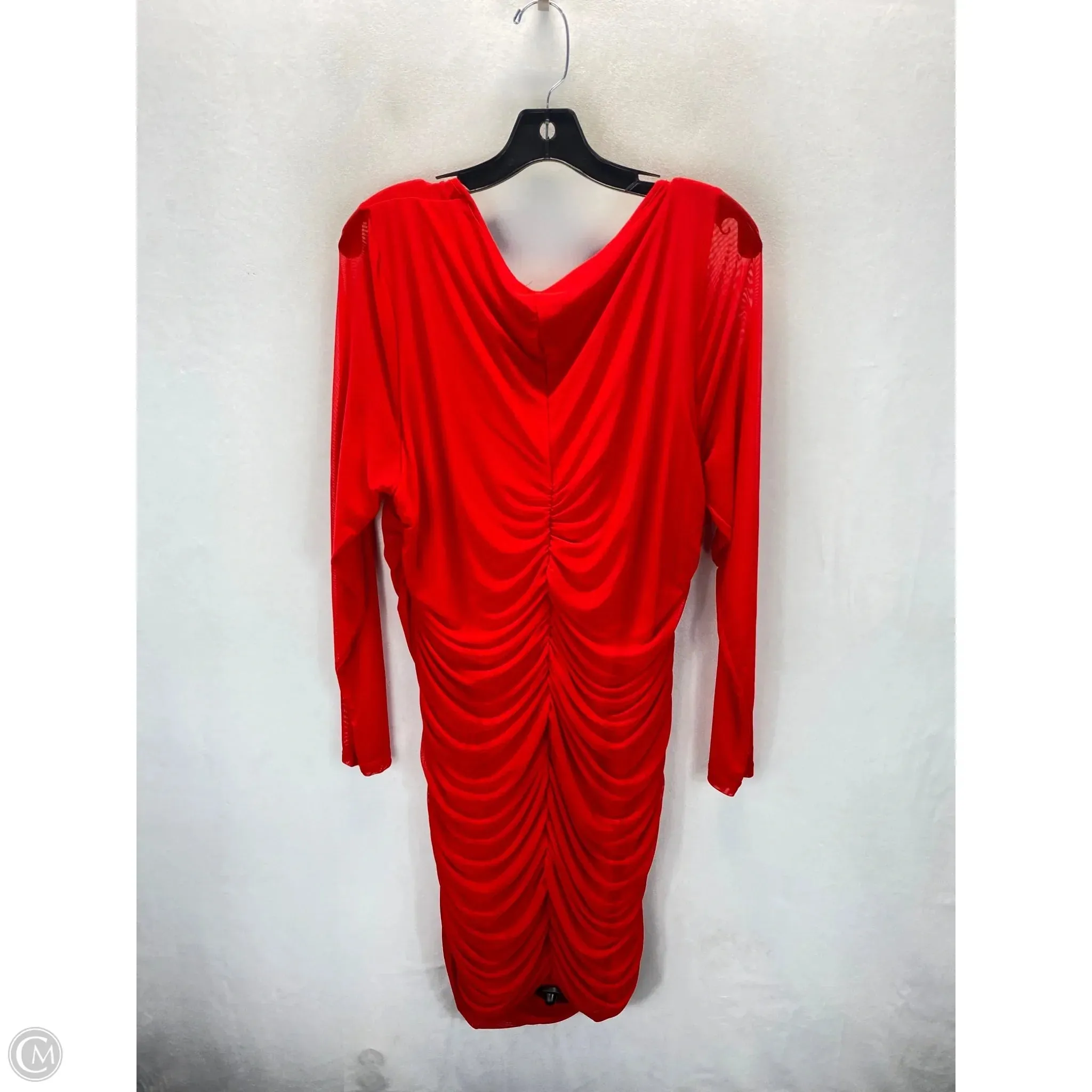 Dress Party Midi By Shein In Red. Size: 4x
