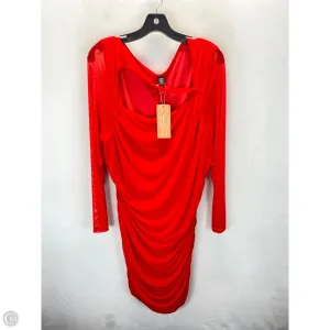 Dress Party Midi By Shein In Red. Size: 4x