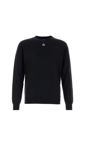 FF Lightweight Wool Sweater - Blue
