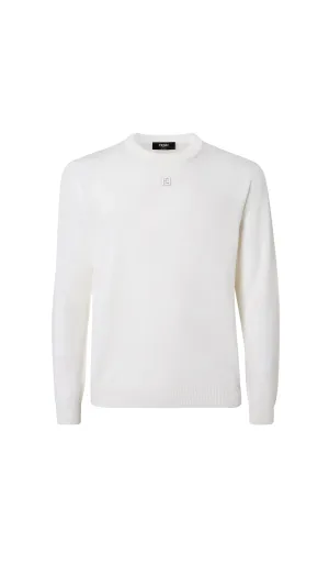 FF Lightweight Wool Sweater - White