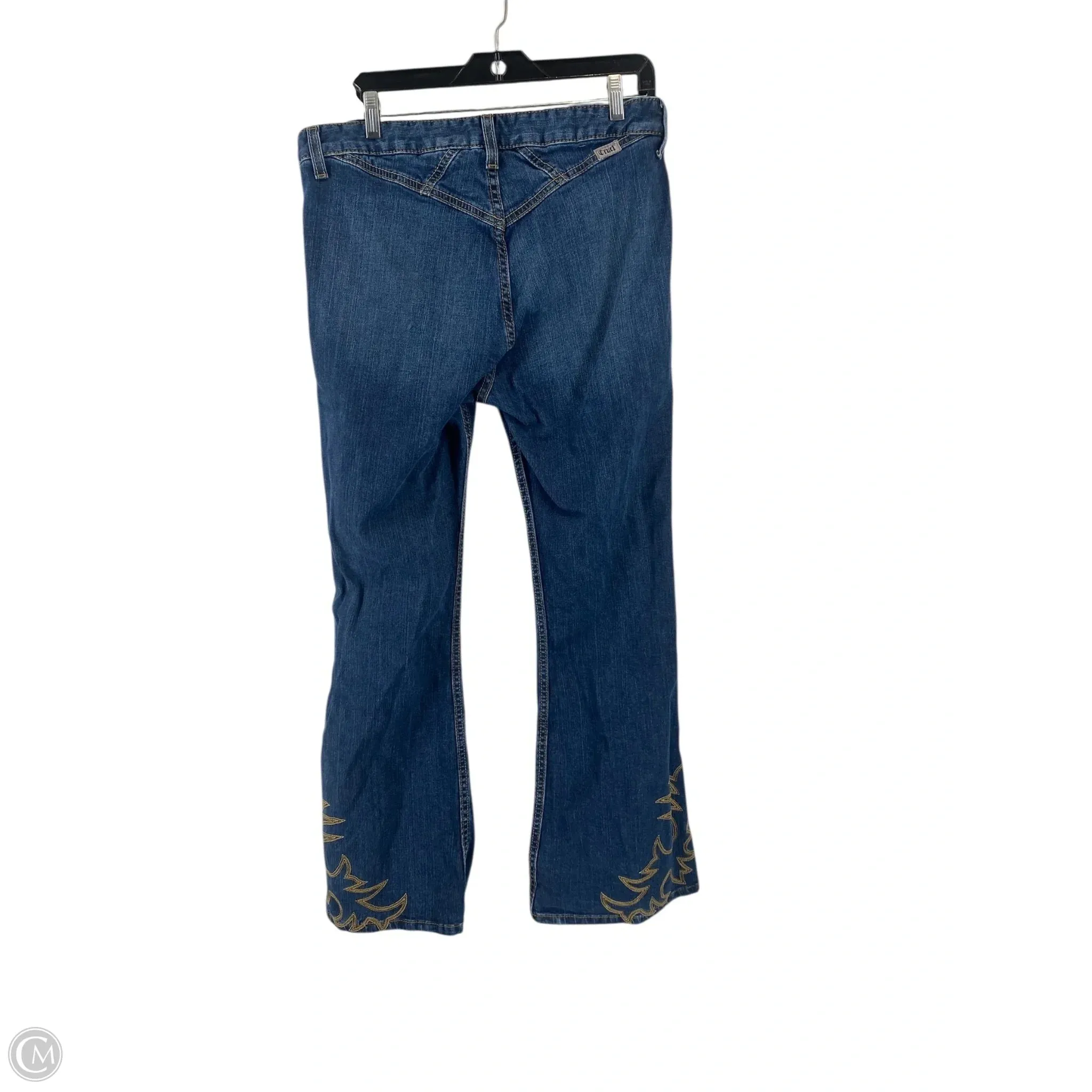 Jeans Boot Cut By Cme In Blue Denim. Size: 12