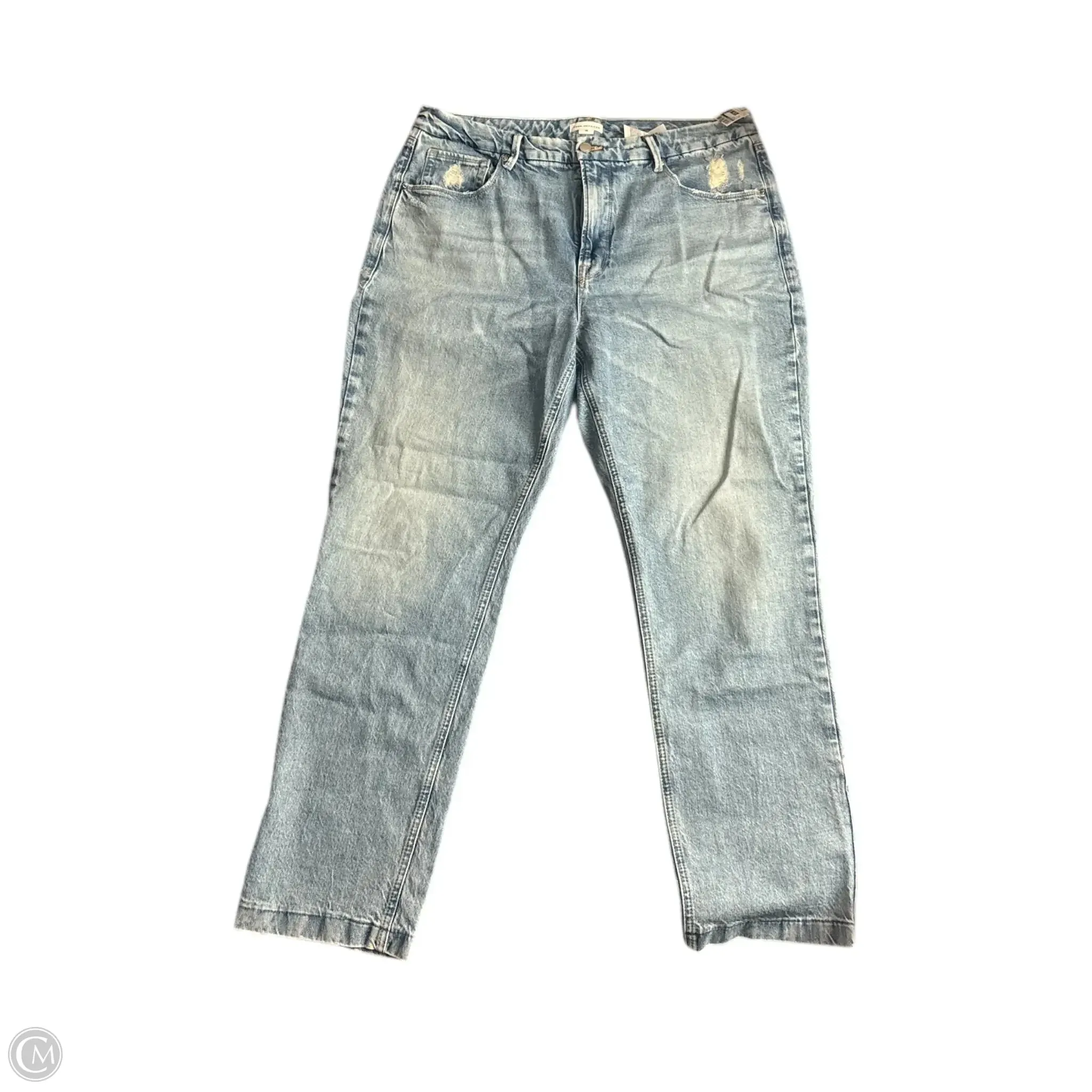 Jeans Boot Cut By Good American In Blue Denim. Size: 16