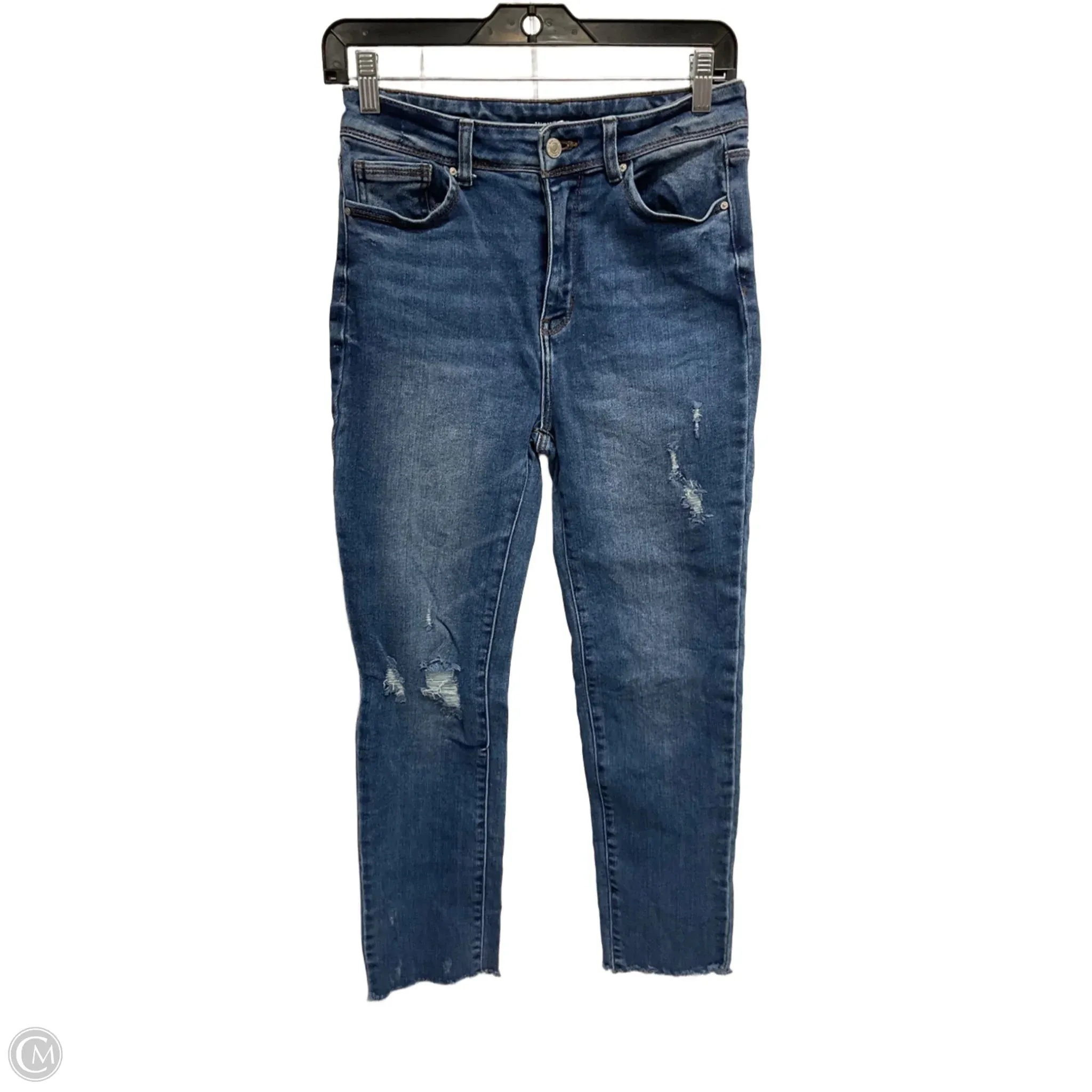 Jeans Cropped By Clothes Mentor In Blue. Size: 4