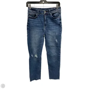 Jeans Cropped By Clothes Mentor In Blue. Size: 4