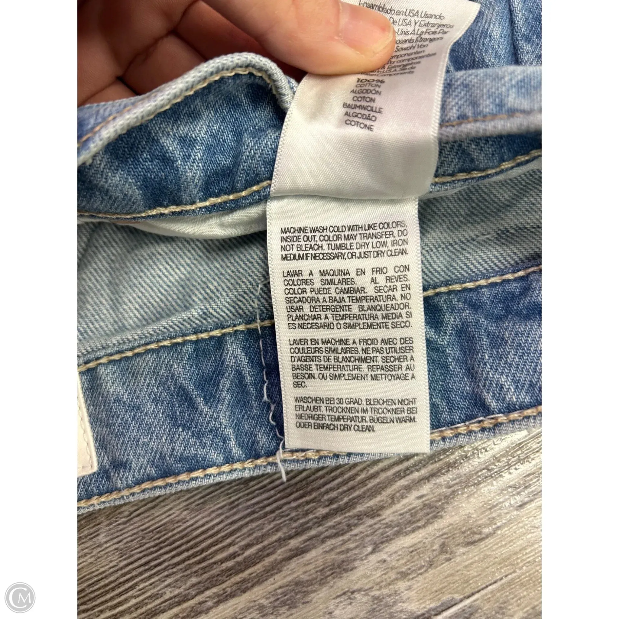 Jeans Designer By Mother Jeans In Blue Denim. Size: 8