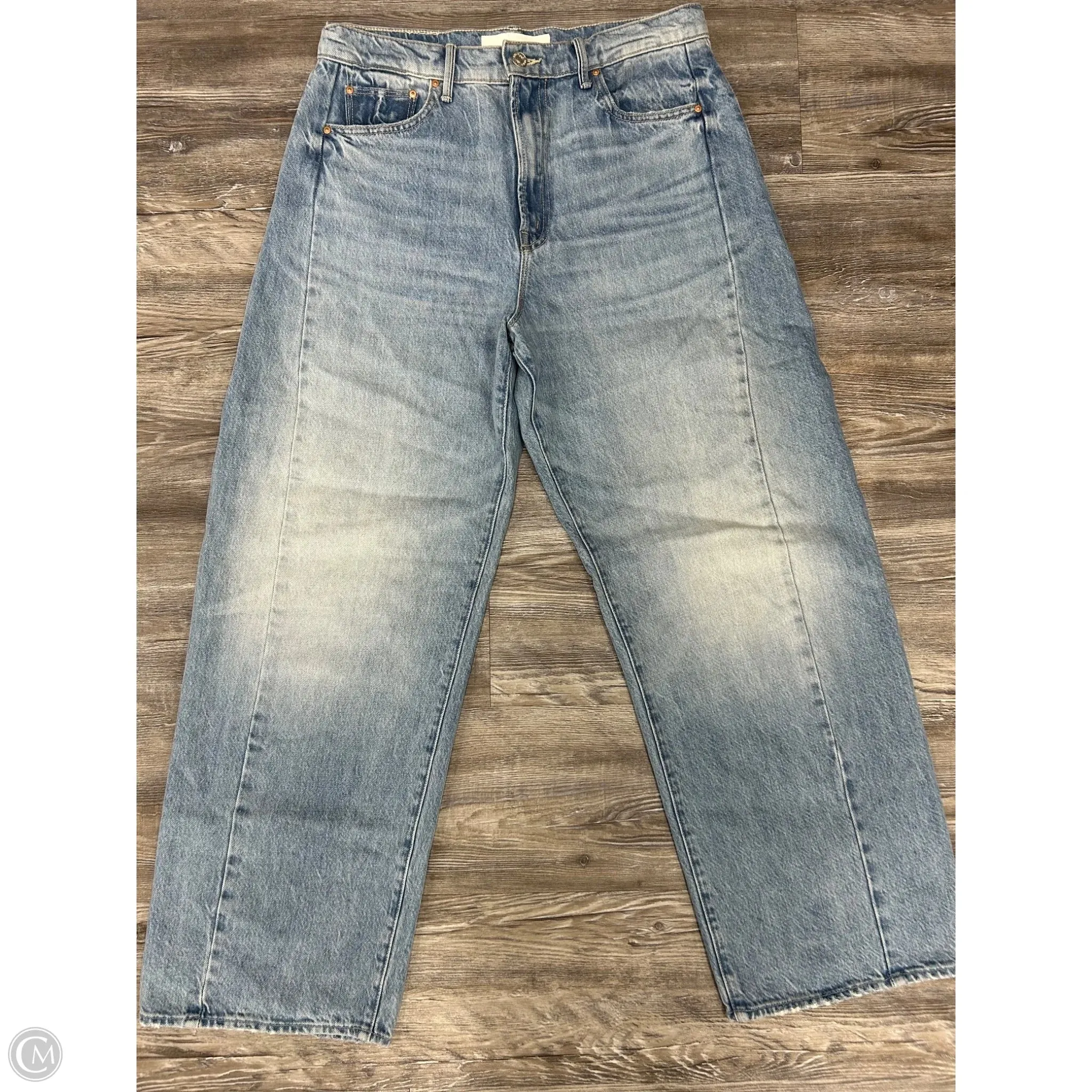 Jeans Designer By Mother Jeans In Blue Denim. Size: 8