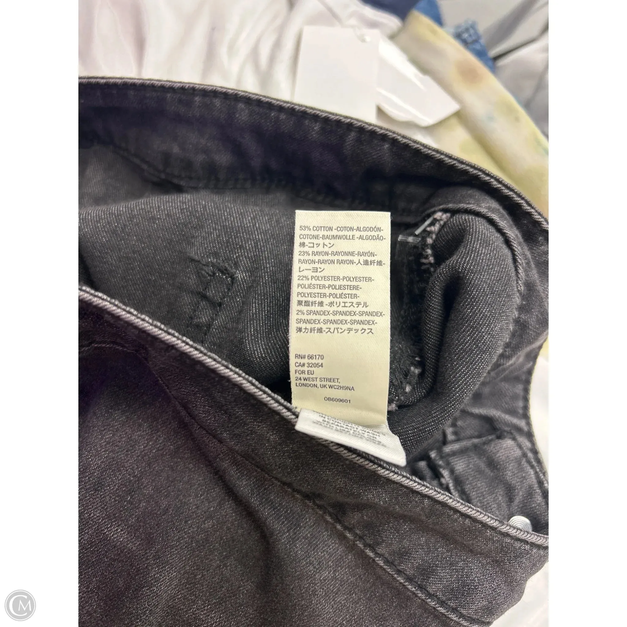 Jeans Flared By Free People In Black Denim. Size: 6