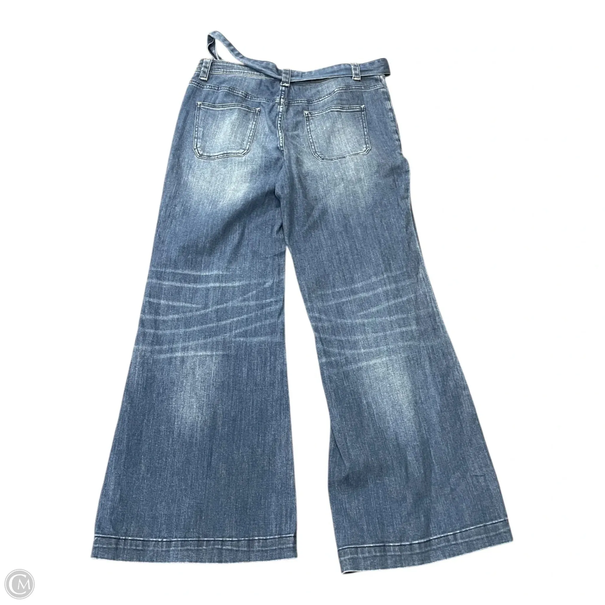 Jeans Flared By Pilcro In Blue. Size: 14