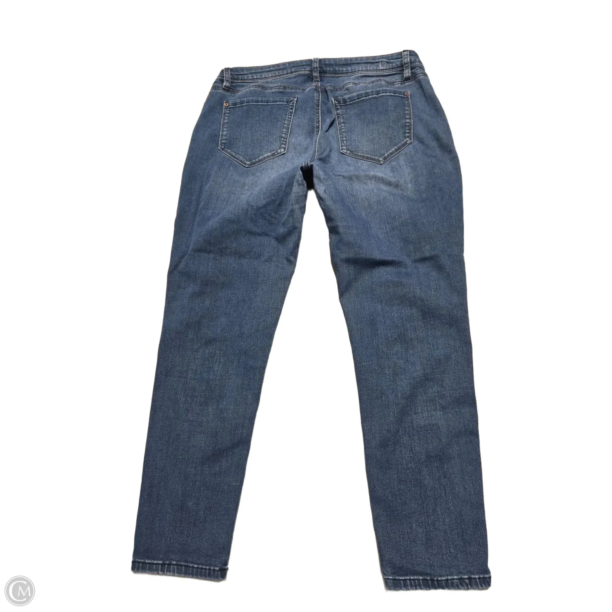 Jeans Skinny By Kensie In Blue Denim. Size: 16