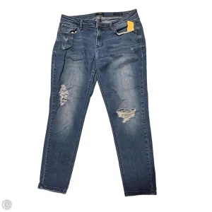 Jeans Skinny By Kensie In Blue Denim. Size: 16