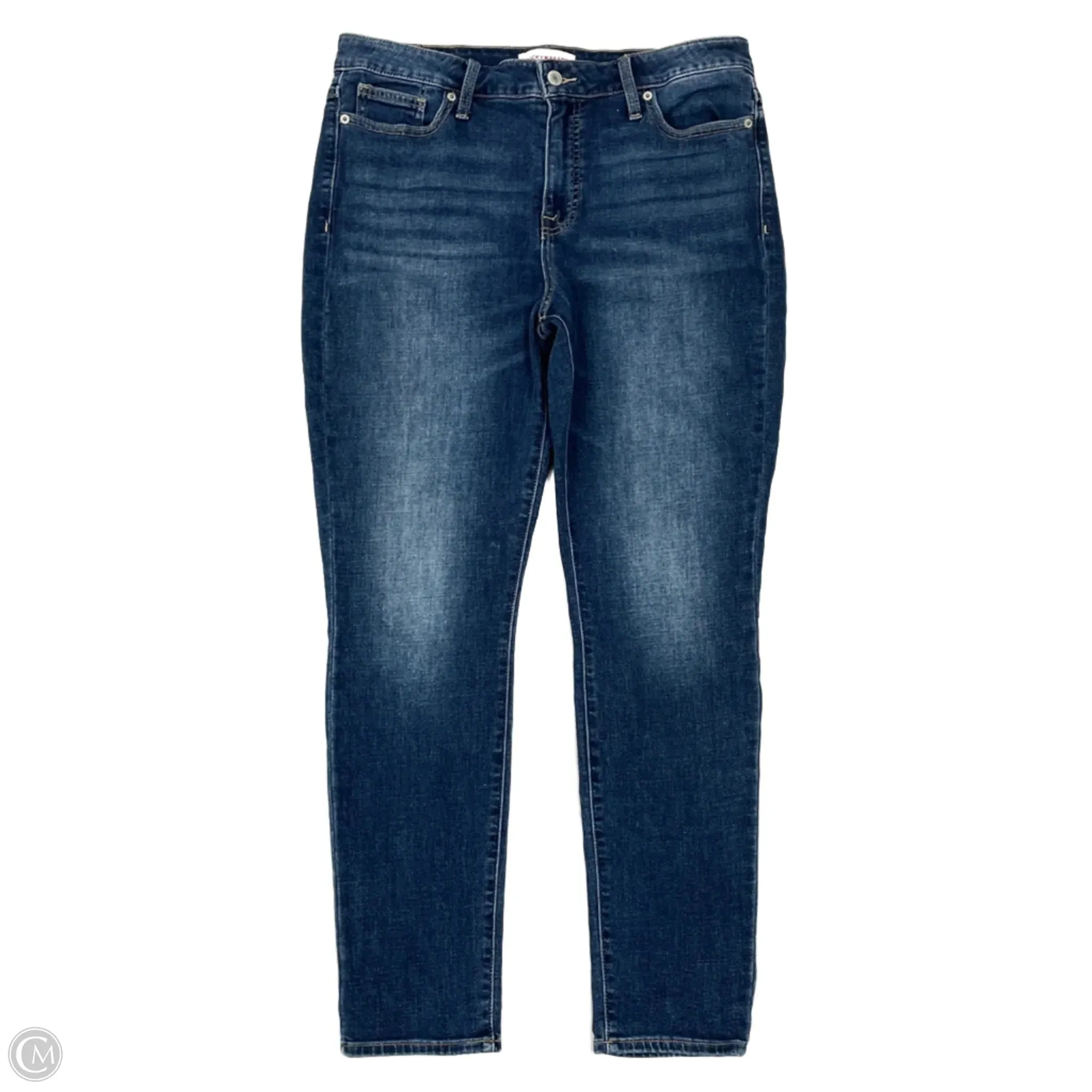 Jeans Skinny By Lucky Brand In Blue Denim. Size: 14