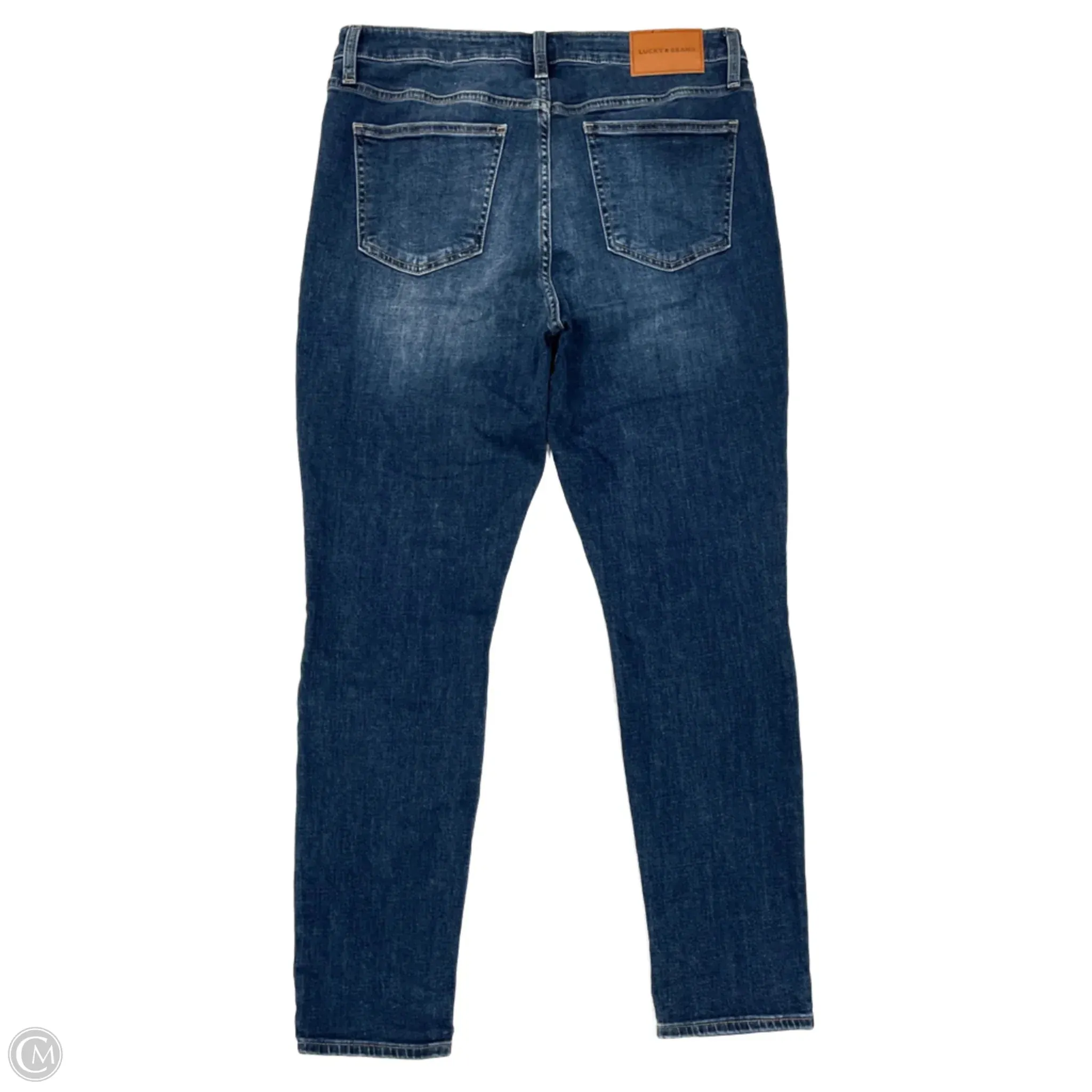 Jeans Skinny By Lucky Brand In Blue Denim. Size: 14