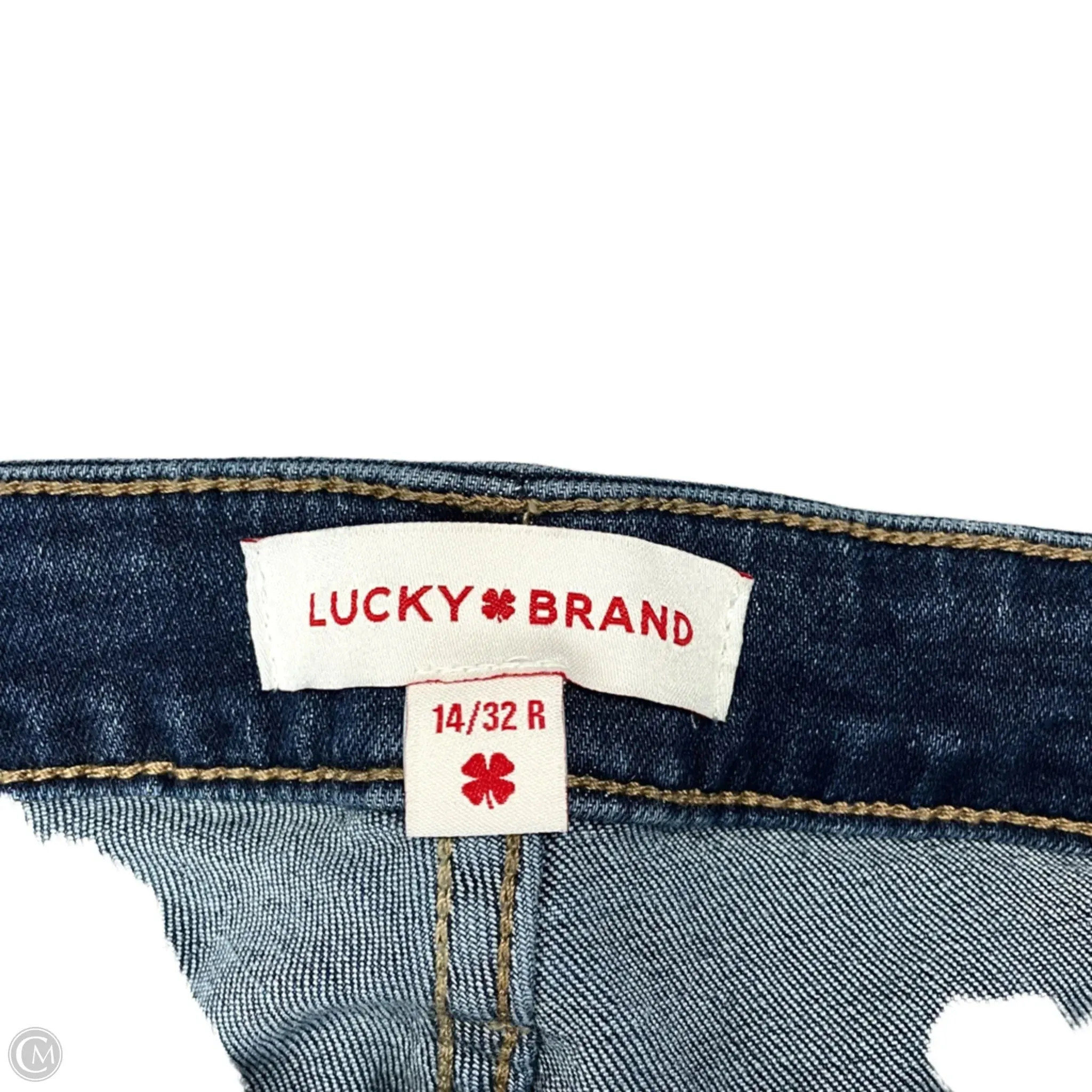 Jeans Skinny By Lucky Brand In Blue Denim. Size: 14