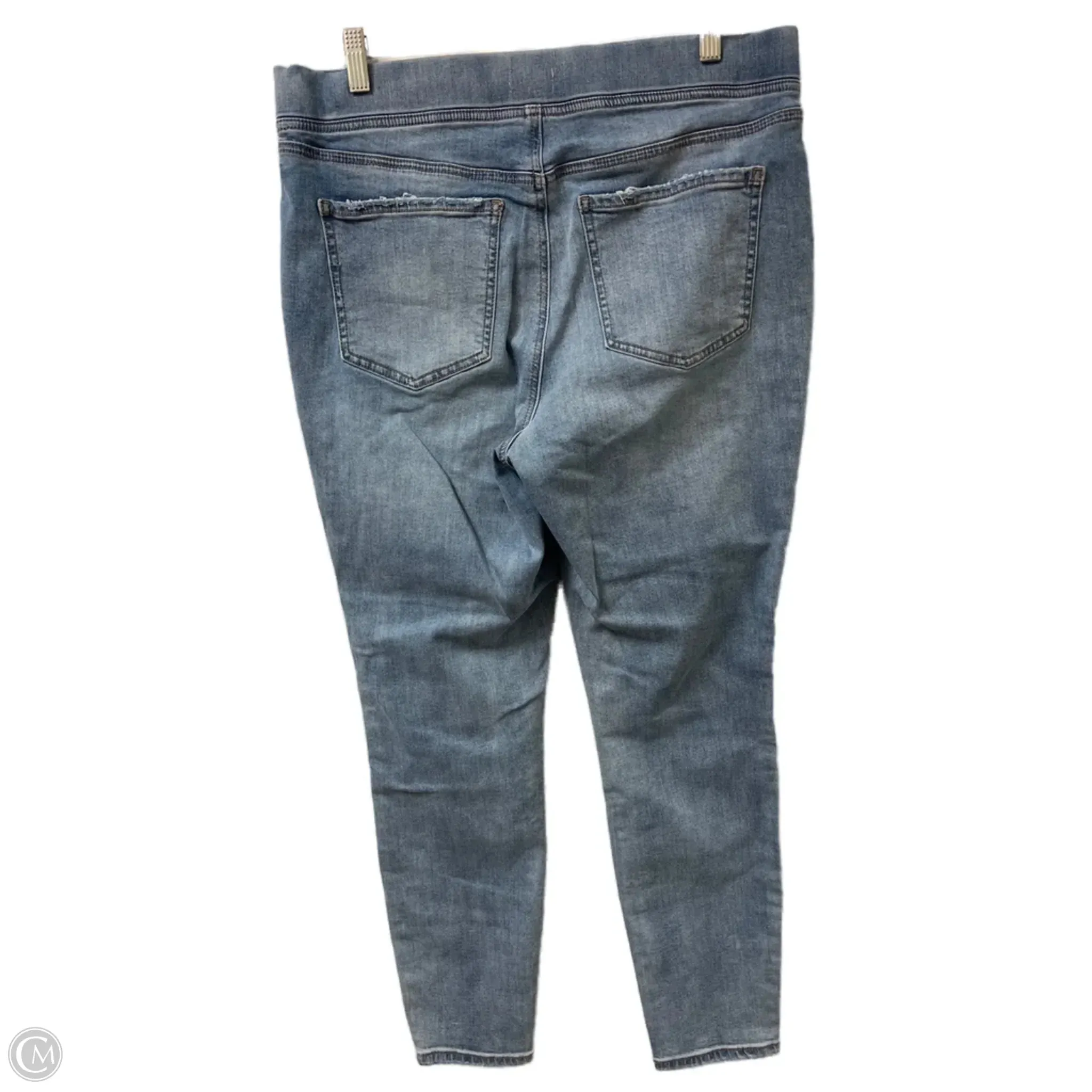 Jeans Skinny By Wonderly In Blue Denim. Size: 12
