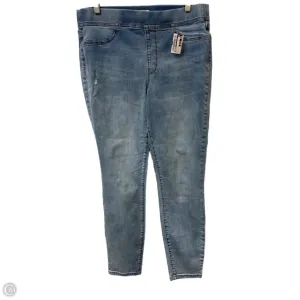 Jeans Skinny By Wonderly In Blue Denim. Size: 12